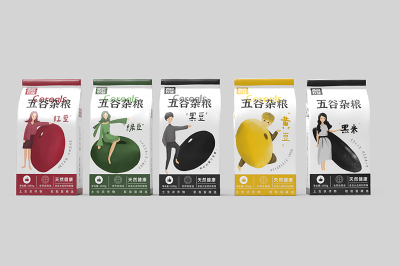 五谷雜糧包裝設(shè)計(jì)是怎么樣設(shè)計(jì)？